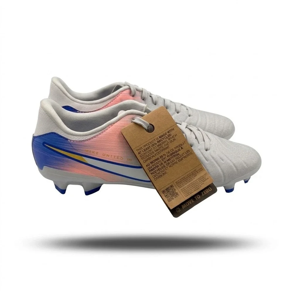 Nike Legend 10 Academy Soccer Cleats Womens 8 Vast Grey Racer Blue NEW